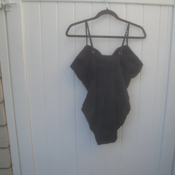 Spanx Love Your Assets Women's Black Size XL One-Piece Push Up Bathing Swimsuit - Picture 5 of 5